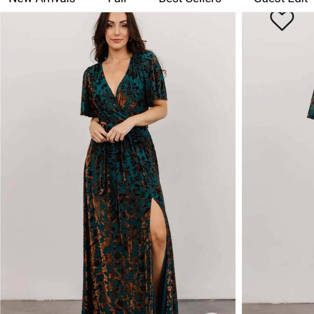 Una Velvet Maxi Dress